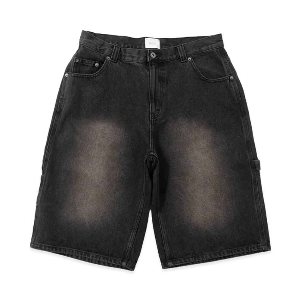 BLESS U Denim Half Pants "Black"
