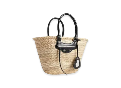 BALENCIAGA Le Cagole Medium Basket "Beige"