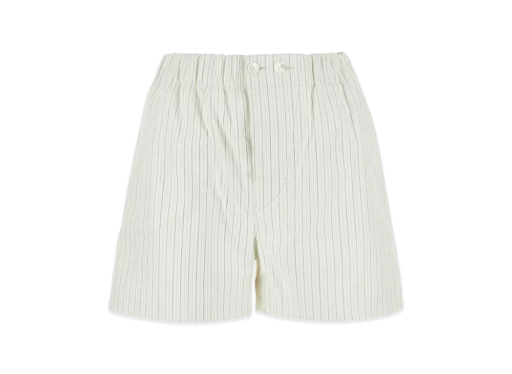 Bottega Veneta Women's Printed Leather Shorts "White"