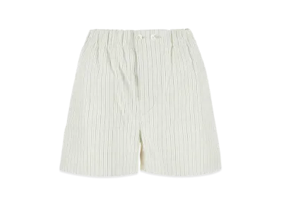Bottega Veneta Women's Printed Leather Shorts "White"