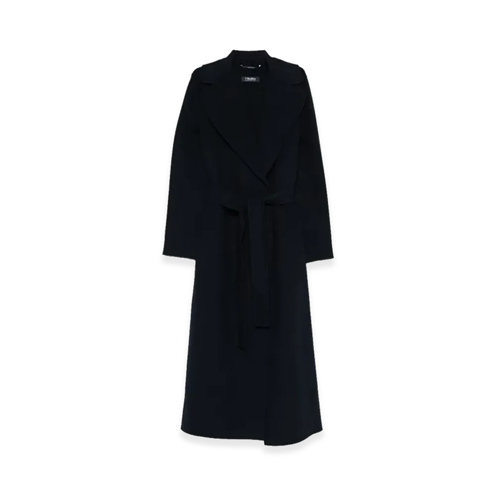 S Max Mara Women's Poldo Double-Faced Coat "Midnight Blue"