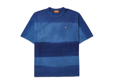 HUMAN MADE Indigo Dyed Striped T-Shirt "Indigo"