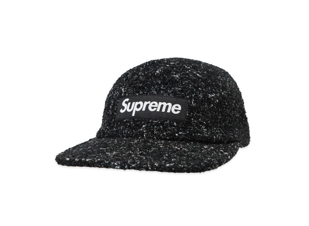 Supreme Boucle Camp Cap "Black"
