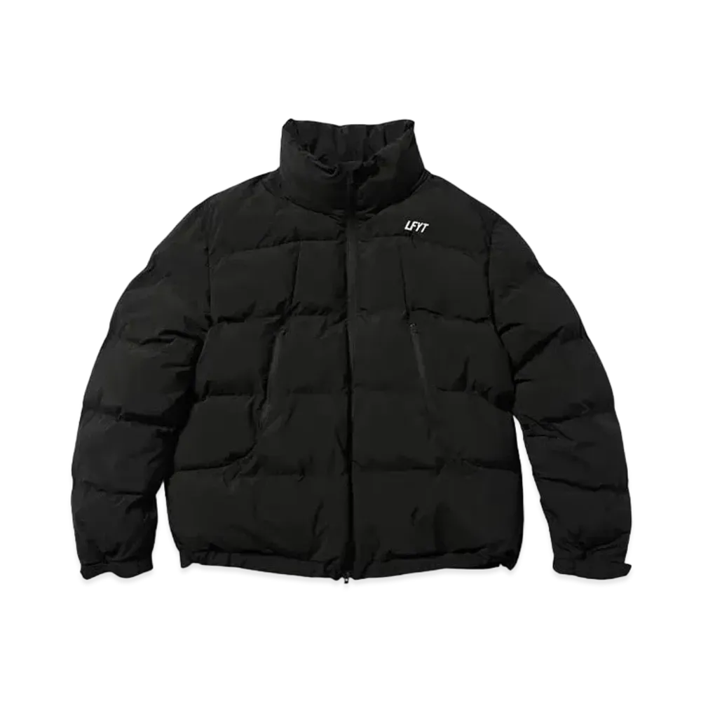 LFYT X-TREAM LOGO PUFFER JACKET "BLACK"