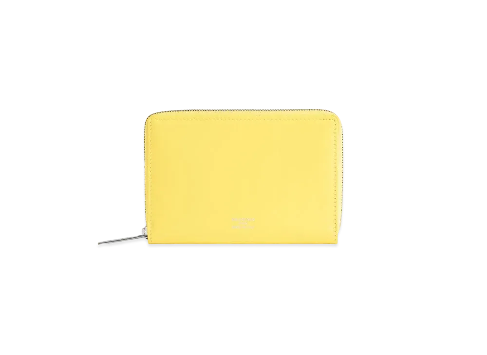 BALENCIAGA Envelope Key Pouch Smooth Calfskin "Yellow"