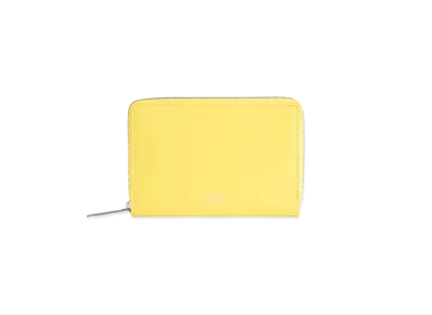 BALENCIAGA Envelope Key Pouch Smooth Calfskin "Yellow"