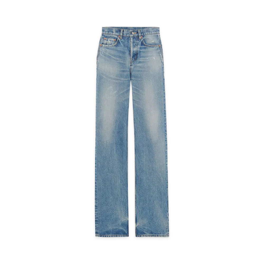 Saint Laurent Women's Jeans "Light Blue"