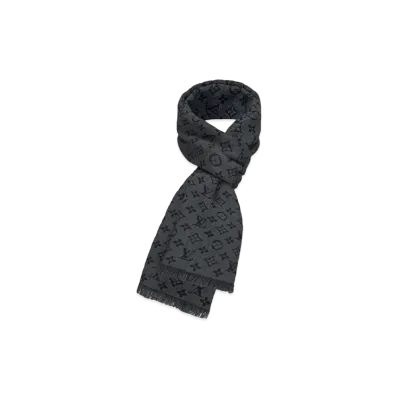 Louis Vuitton Monogram Classic Scarf "Charcoal Gray"