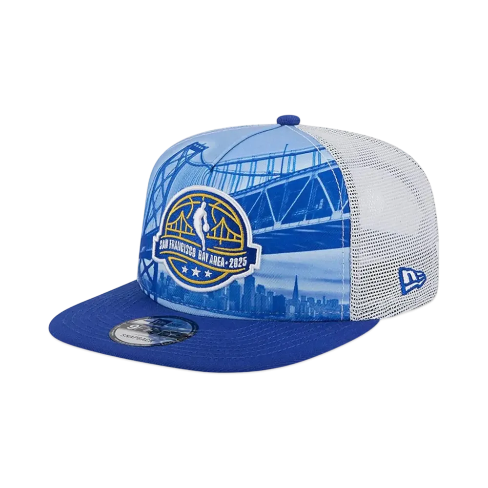 NEW ERA 9Fifty A-Frame Tracker 2025 NBA ALL STAR GAME All Over Print "Blue/White"