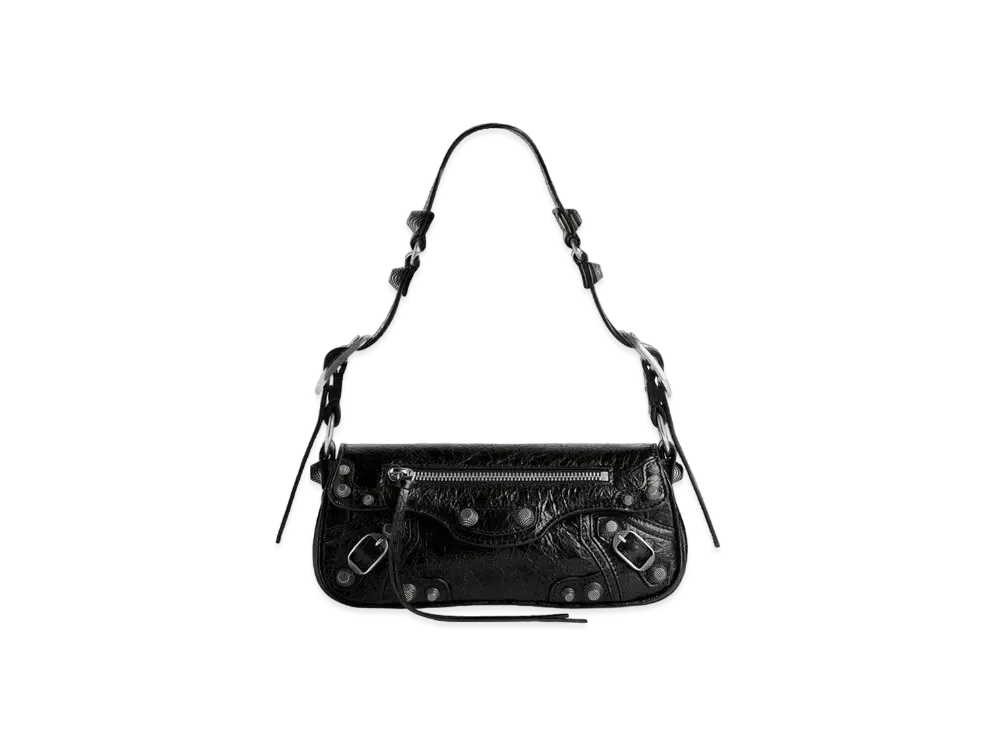 BALENCIAGA Le Cagole XS Sling Bag In Arena Lambskin "Black"
