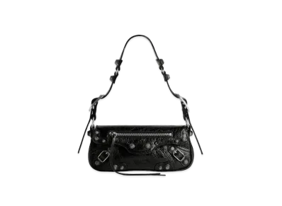 BALENCIAGA Le Cagole XS Sling Bag In Arena Lambskin "Black"