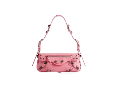 BALENCIAGA Le Cagole XS Sling Bag In Arena Lambskin "Pink"