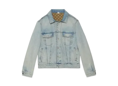 GUCCI Reversible Denim Jacket "Light Blue"