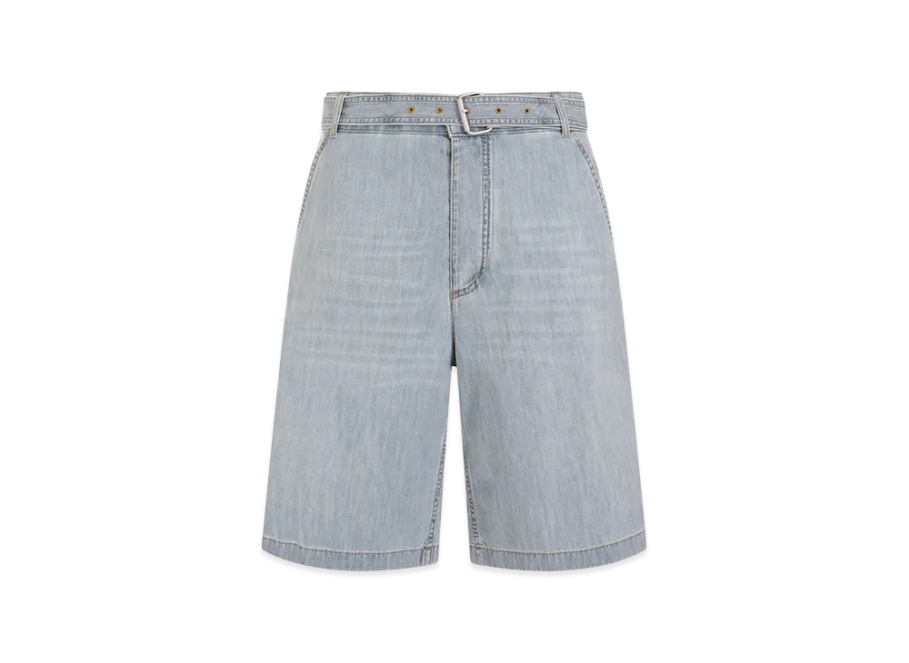 Bottega Veneta Denim Shorts "Light Blue"