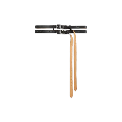 rokh x H&M Leather Double Belt "Black"