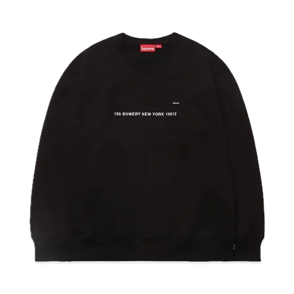 Supreme Shop Small Box Crewneck (New York) "Black"
