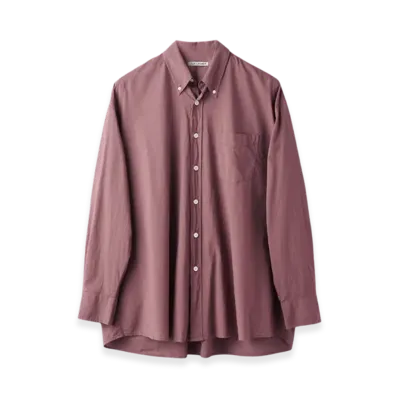 OUR LEGACY Borrowed BD Shirt "Pink Vintage Voile"