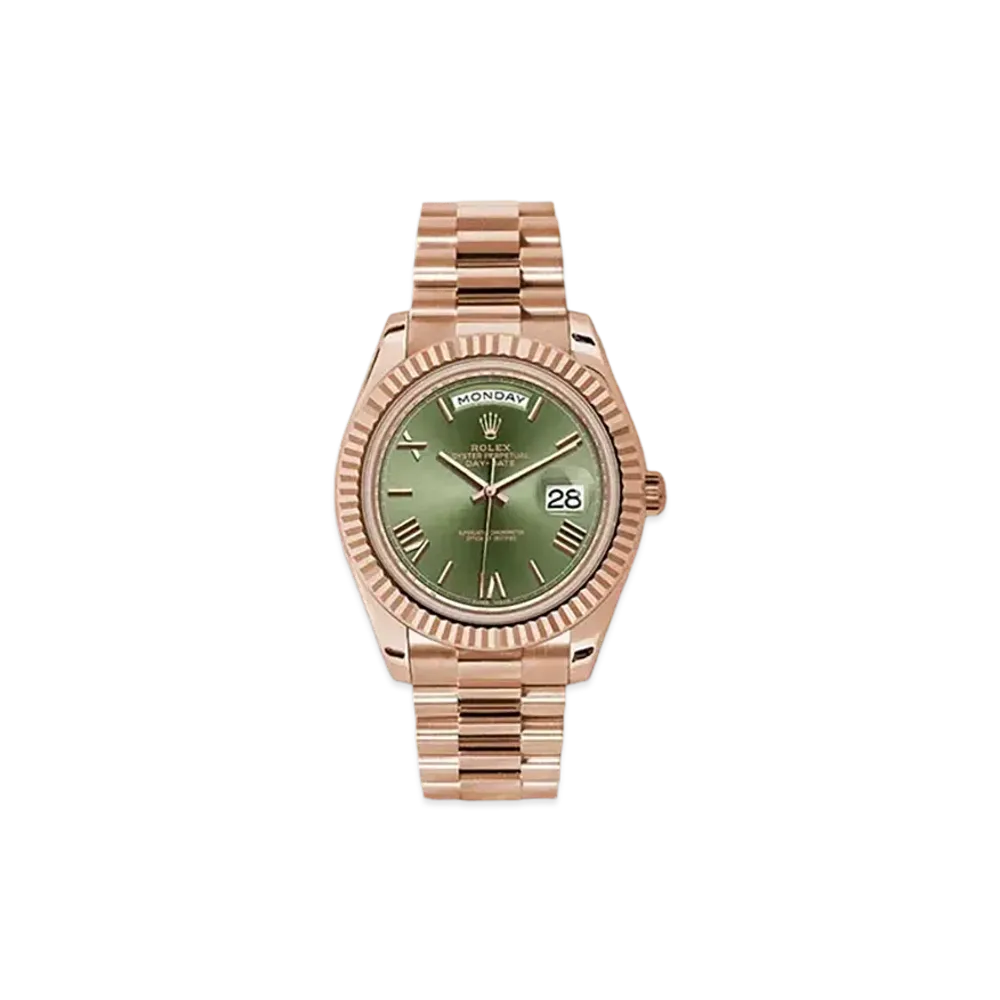 ROLEX Day-Date 40 Olive Green Dial 228235