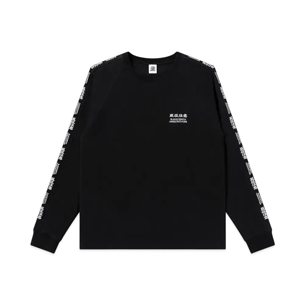 BlackEyePatch HWC Embroidered Raglan L/S Tee "Black"