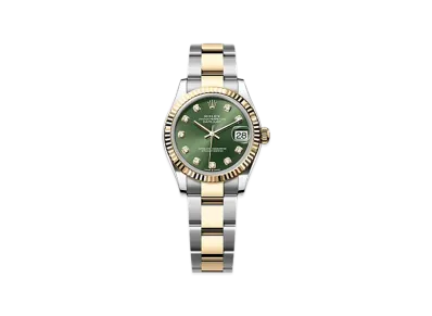 ROLEX Datejust 31mm Oystersteel & Yellow Gold 278273 "Olive Green"