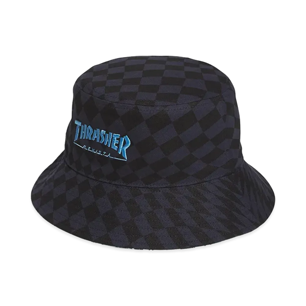 adidas x THRASHER x AFA Bucket Hat "Night Navy/Light Blue"