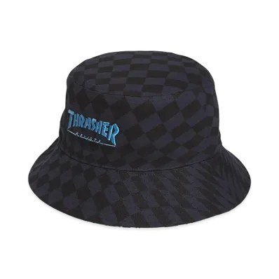 adidas x THRASHER x AFA Bucket Hat "Night Navy/Light Blue"