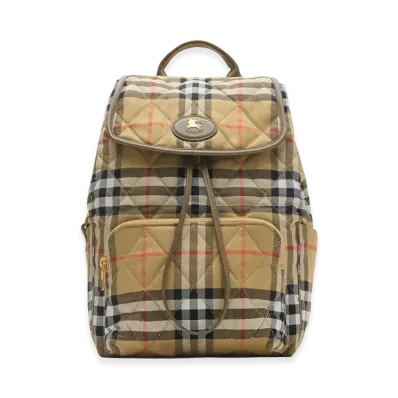 Burberry Women's Horseshoe Backpack "Sand Beige"