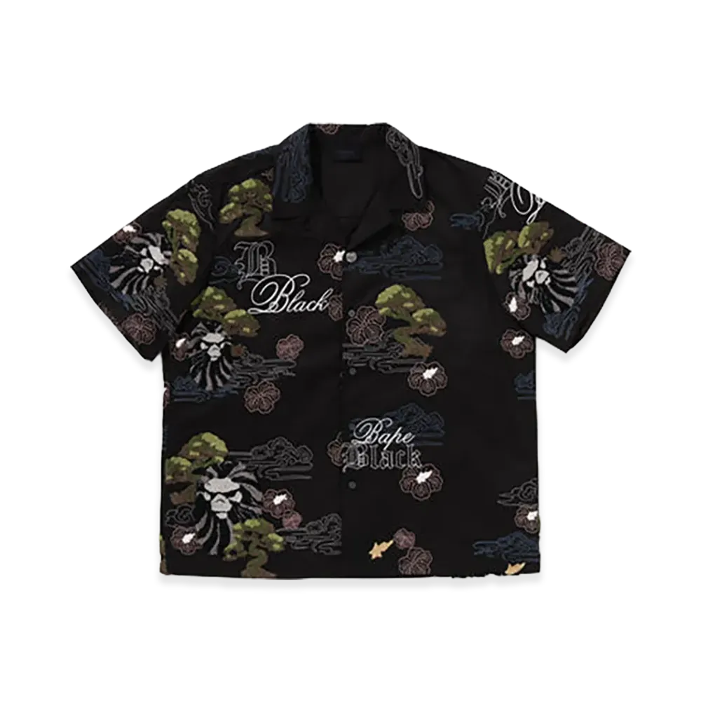 A BATHING APE Bape Black Full Emb Bonsai Set #1 "Black"