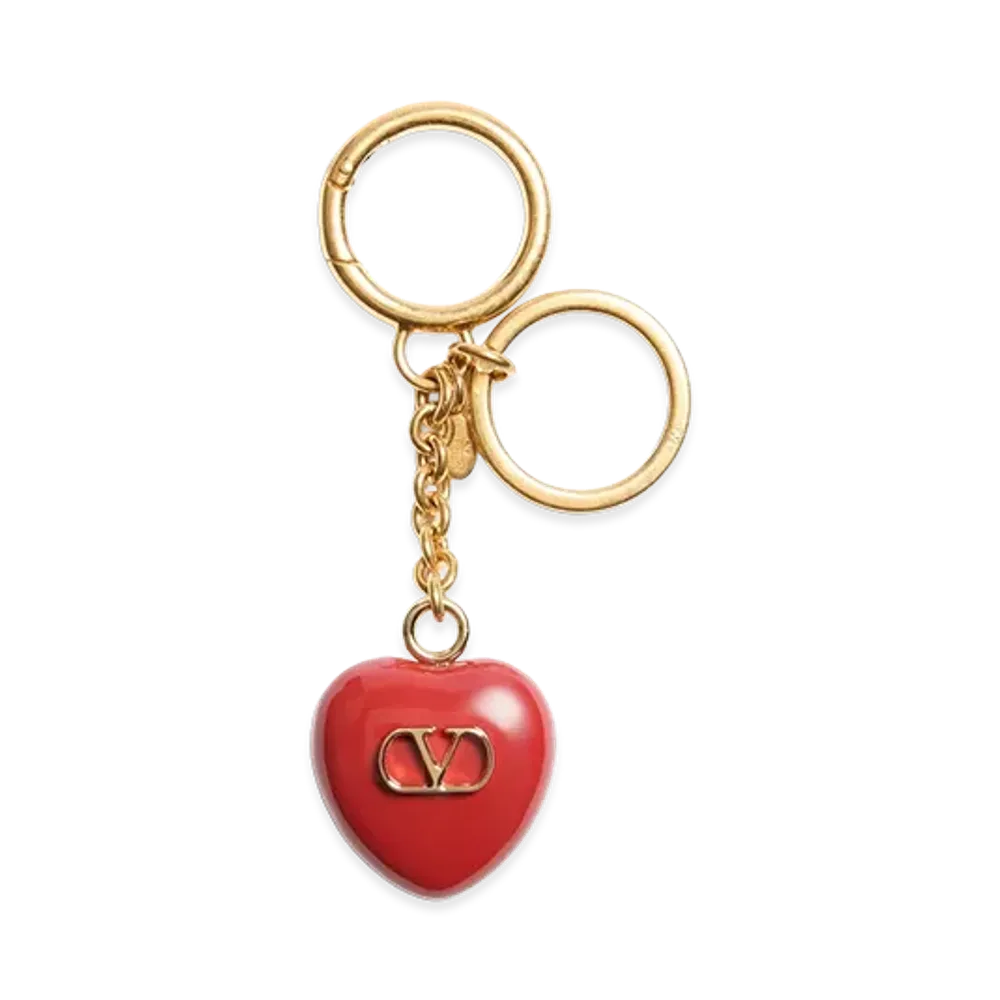 Valentino Garavani Women's Keyring "Gold/Red"
