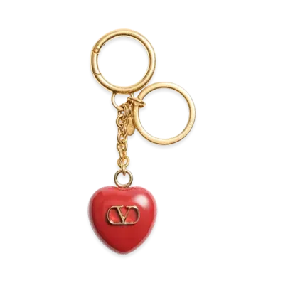 Valentino Garavani Women's Keyring "Gold/Red"