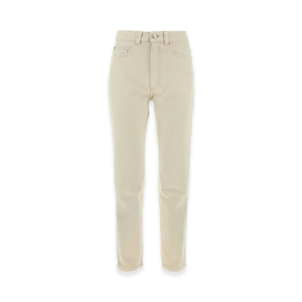 AMI PARIS Women's Denim Jeans "Ivory"