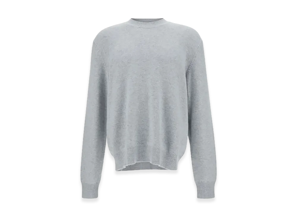 Bottega Veneta Melange Stretch Cashmere Blend Sweater "Grey"