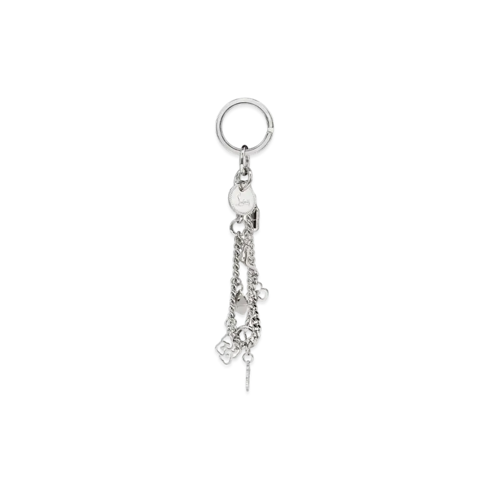 Christian Louboutin Loubicharms Keyring "Silver"