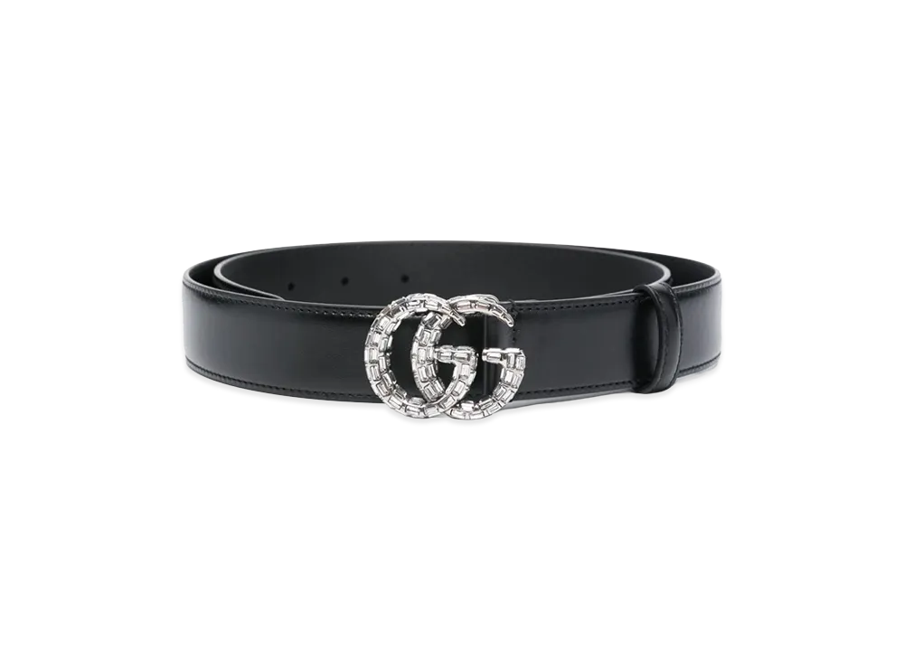 GUCCI Women's 'GG Marmont' Belt "Gray"