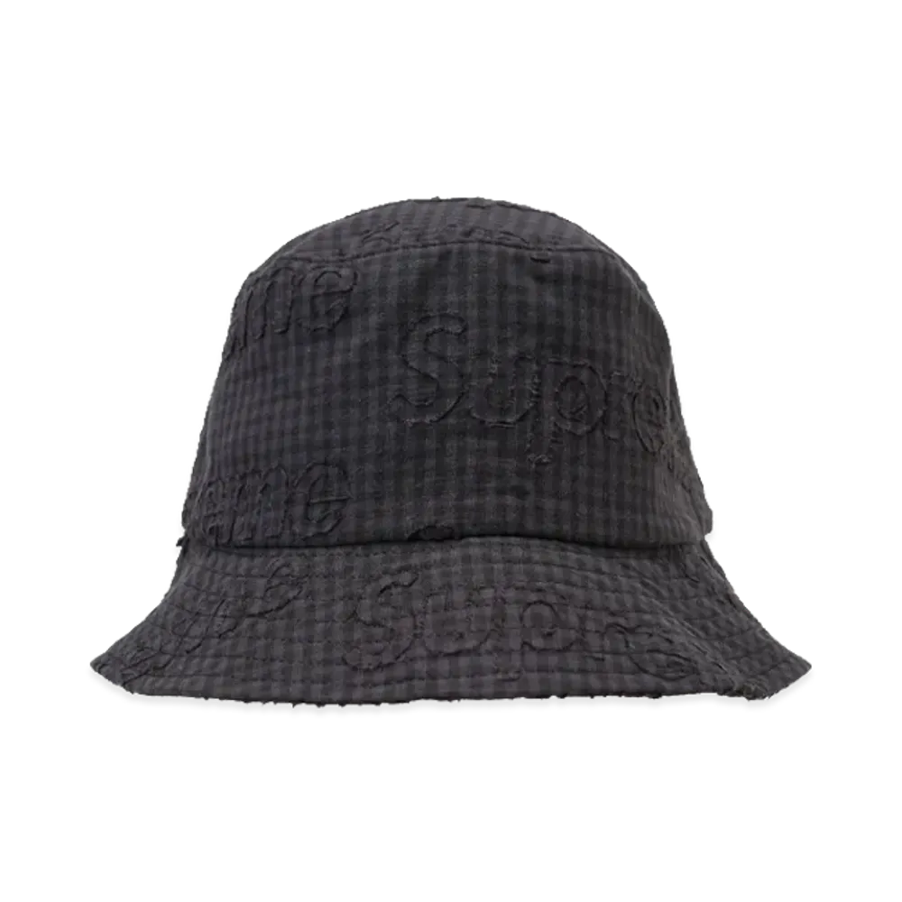 Supreme Monogram Gingham Crusher "Black"