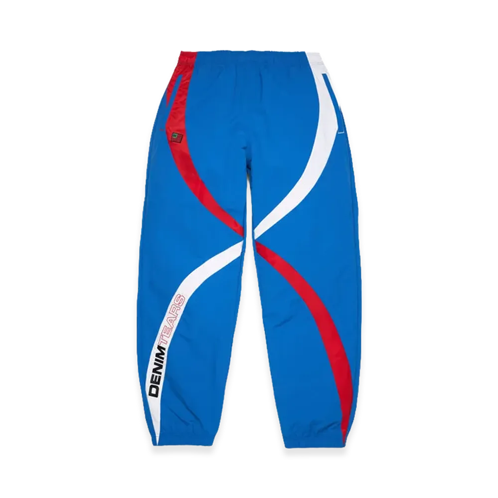 DENIM TEARS Cuba Stripe Track Pant "Blue"