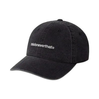 thisisneverthat Denim T-Logo Cap "Black"