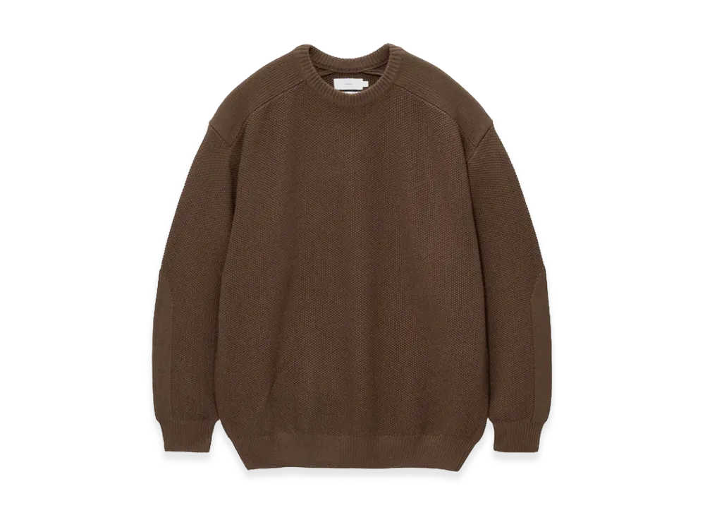 Graphpaper Soft Wool Command Sweater "Brown"