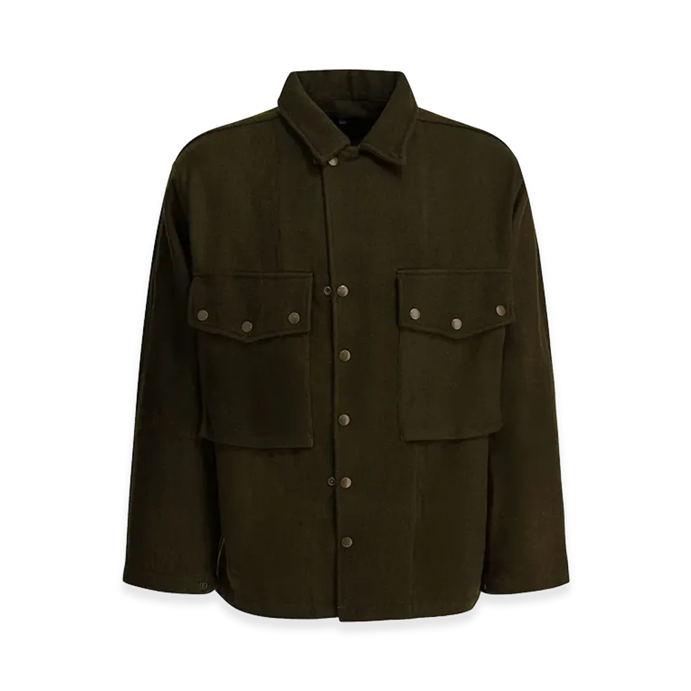 NEEDLES Wool Overshirt Jacket "Olive"