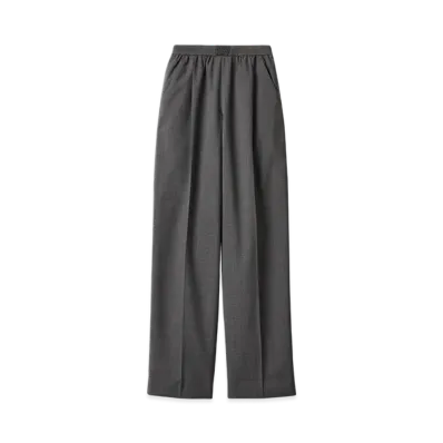 MIU MIU Women's Superfine Wool Pants "Slate Gray"
