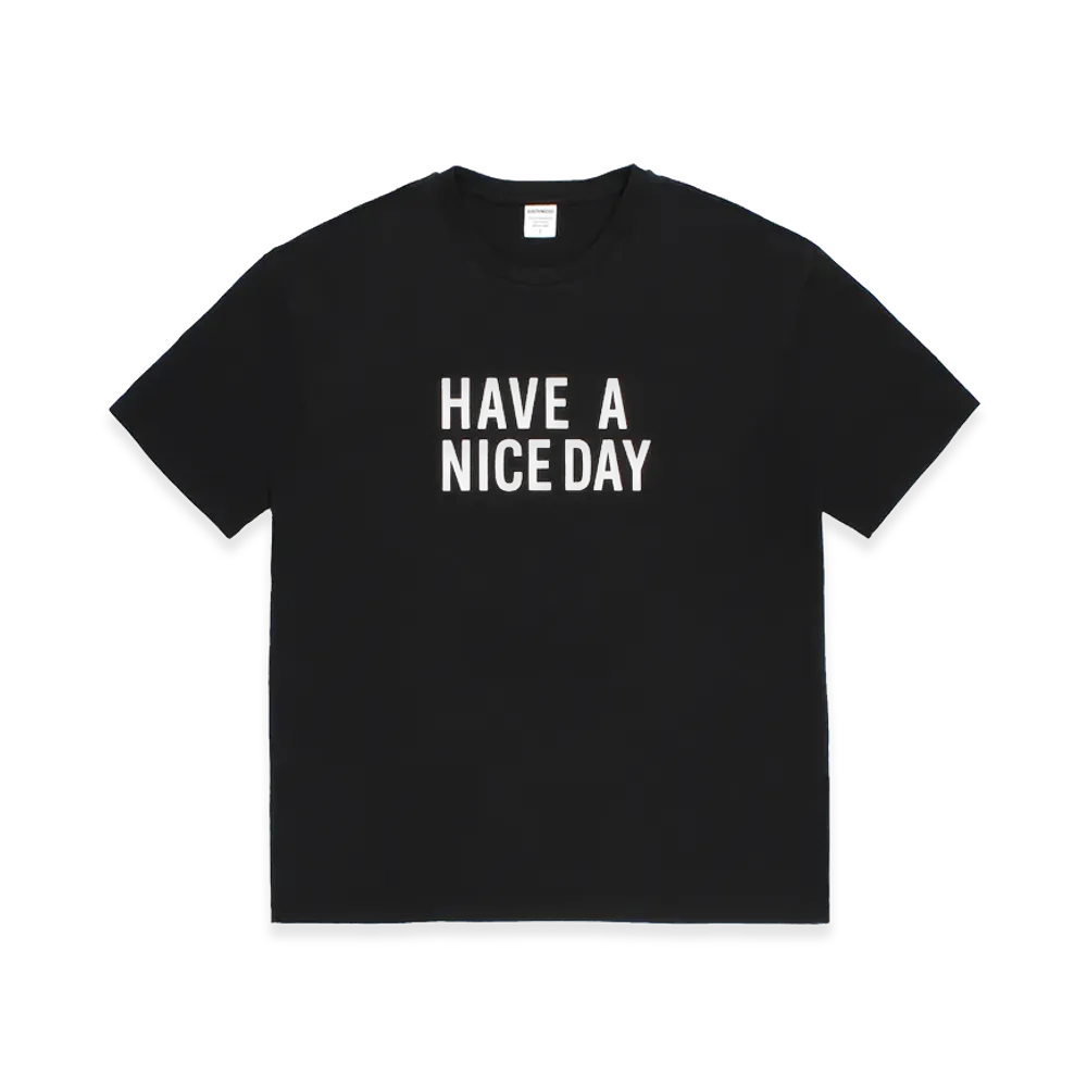 WACKO MARIA Washed Heavy Weight T-Shirt "Black"