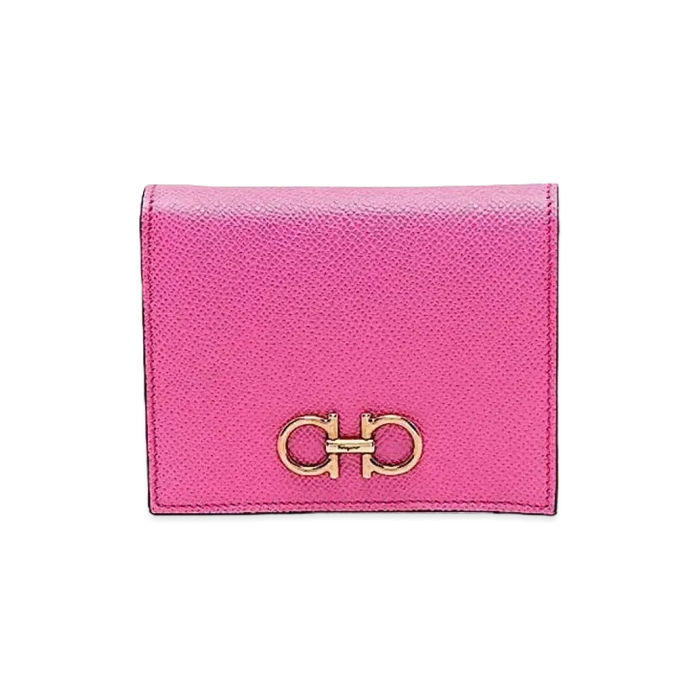 Salvatore Ferragamo Bi-Fold Wallet "Hot Pink"
