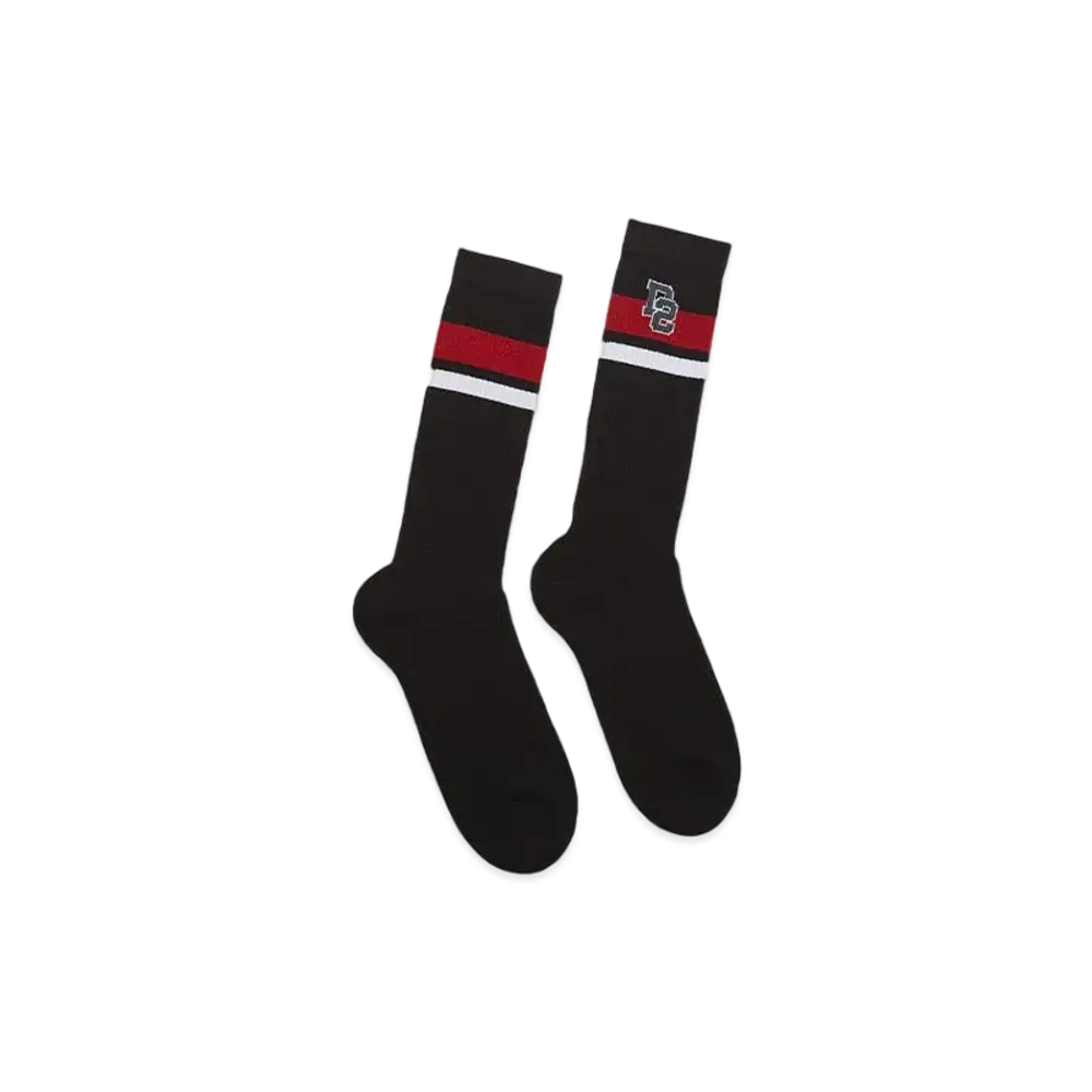 Dsquared2 College Heritage Mid-Crew Socks "Black"
