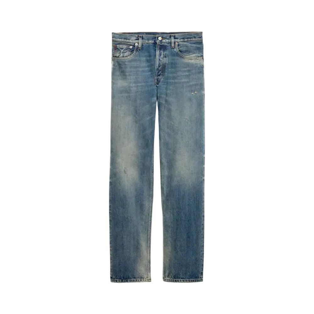 PRADA Men's Regular Denim Jeans "Navy"