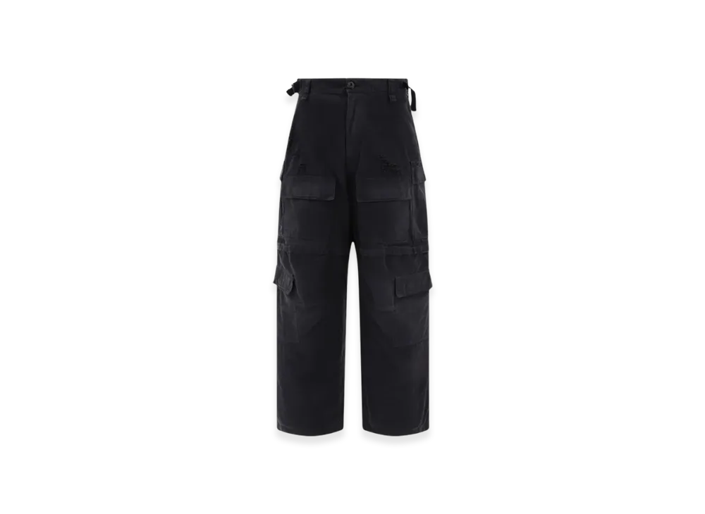 BALENCIAGA Large Cargo Pants in "Black"