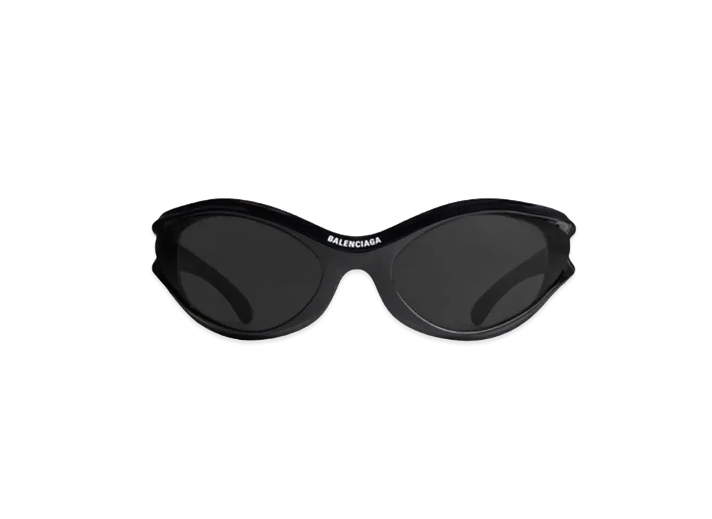 BALENCIAGA Dynamo Round Sunglasses "Black"