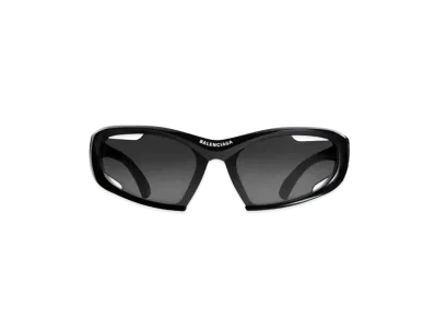 BALENCIAGA Dynamo Rectangle Sunglasses "Black"