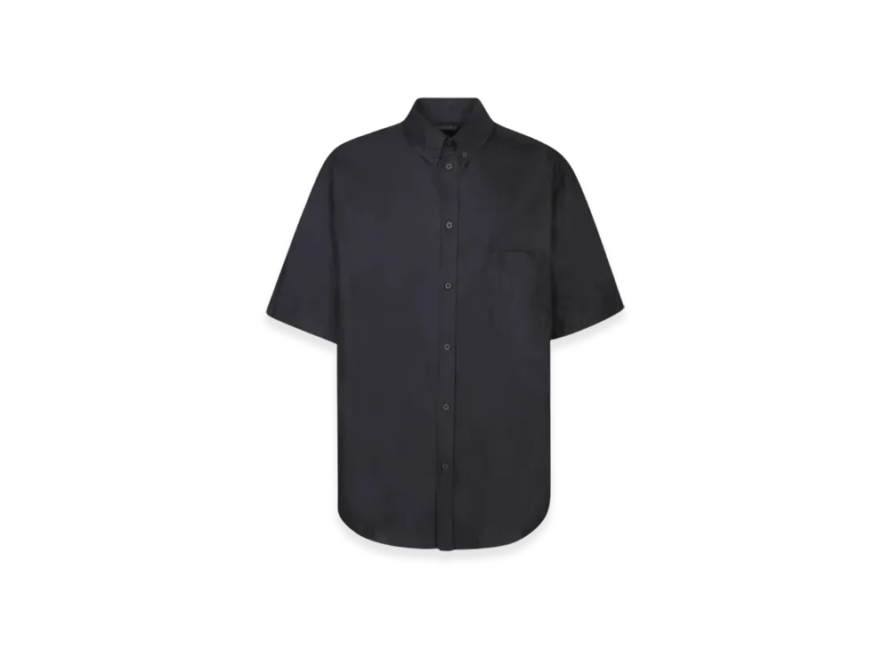 BALENCIAGA Surfer Cotton Shirts "Black"