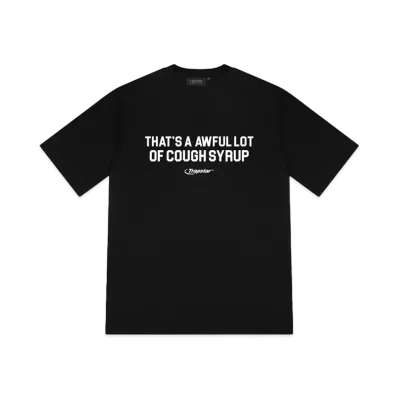 TRAPSTAR x COUGH SYRUP Print T-Shirt "Black"