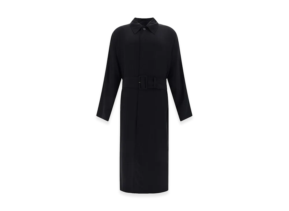 BALENCIAGA Belted Trench Coat "Black"